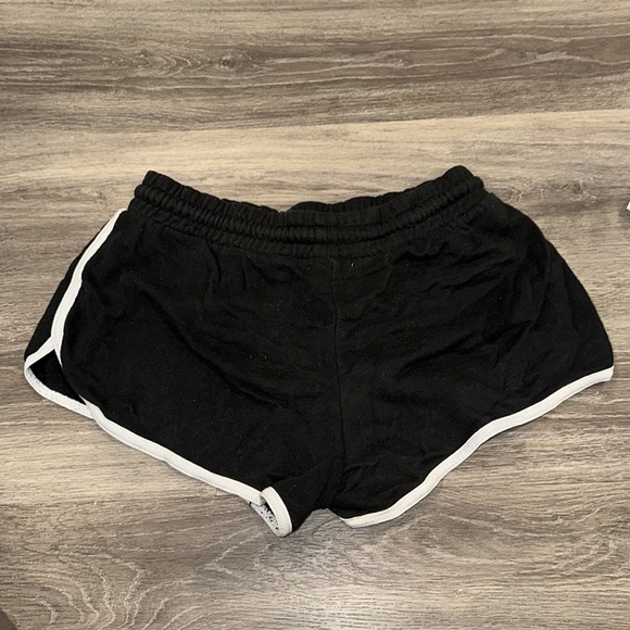 Black Garage Shorts w/ White Outline - Picture 2 of 2